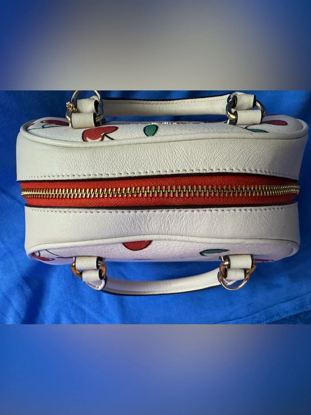 Authentic Coach Cherry Mini Rowan Satchel Crossbody-Rare & HTF